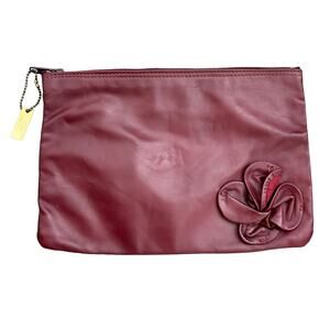 Burgundy/Plum Leather Bag‎